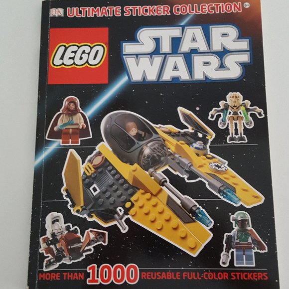 LEGO Star Wars Ultimate 1000 REUSEABLE STICKER COLLECTION - Picture 1 of 8